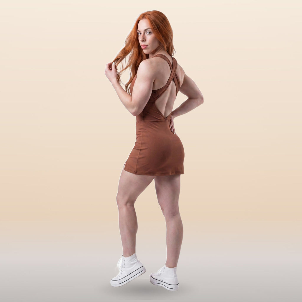Vestido Dazpa Esperança Marrom