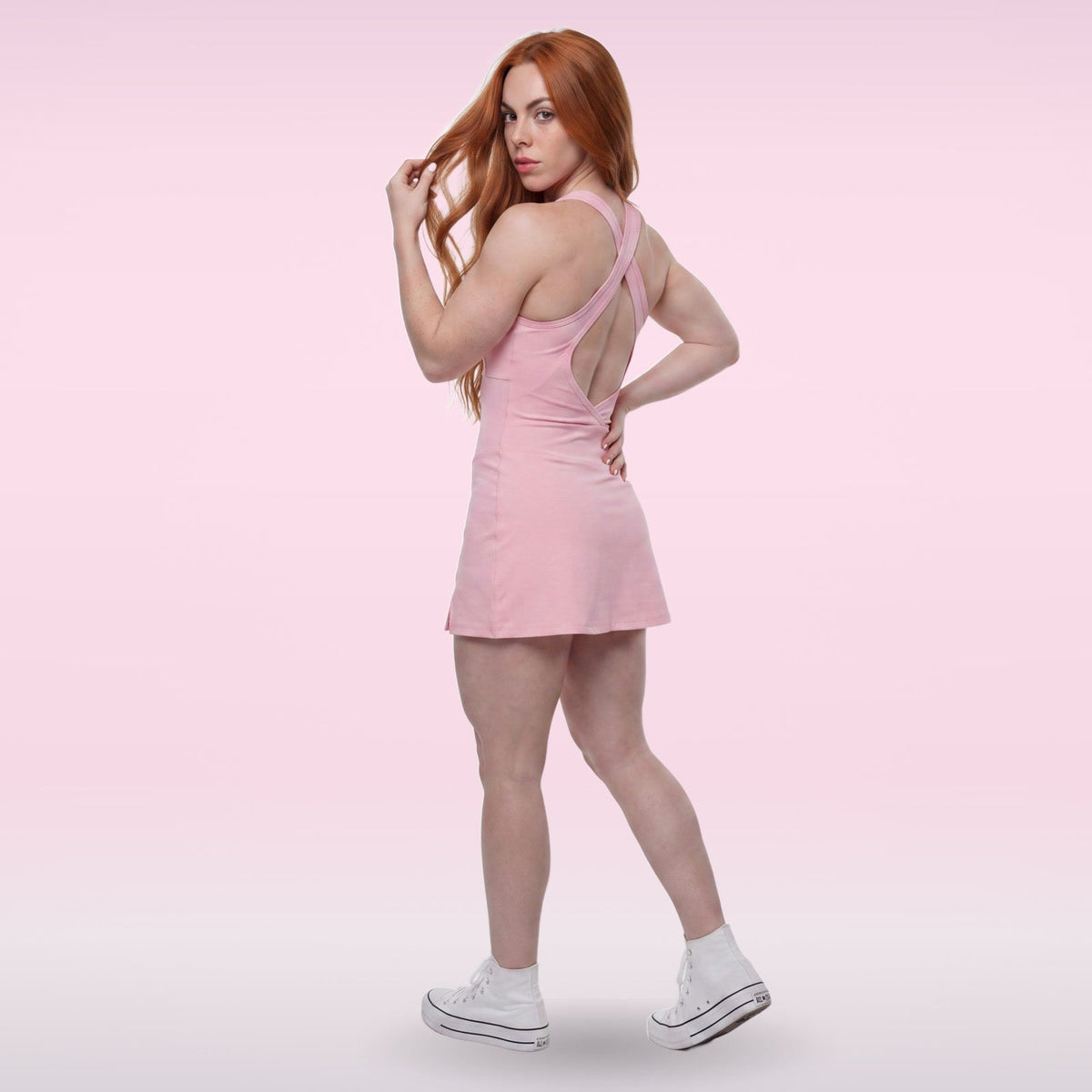 Vestido Dazpa Esperança Rosa