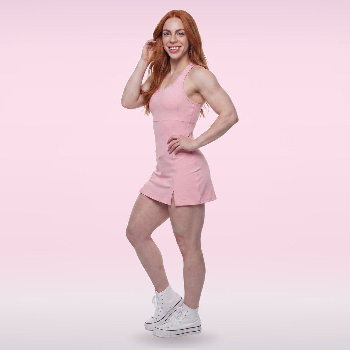 Vestido Dazpa Esperança Rosa