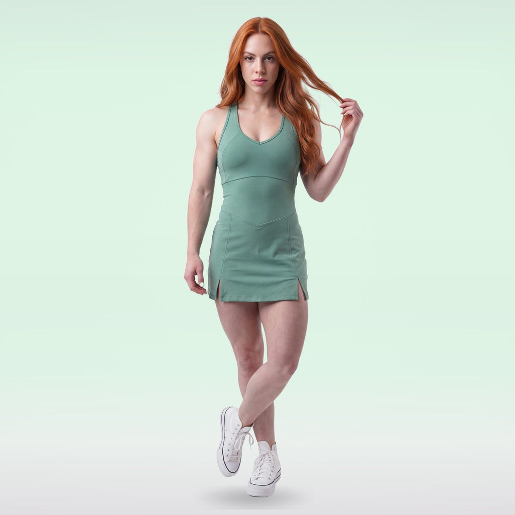 Vestido Dazpa Esperança Verde Sálvia