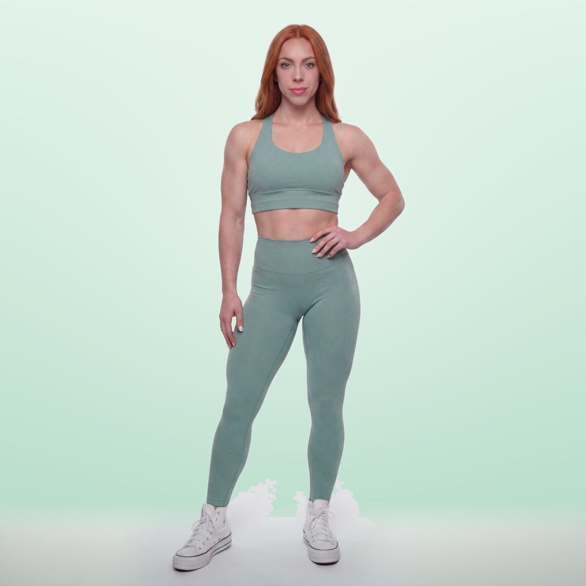 Conjunto Dazpa Movimento Verde Sálvia