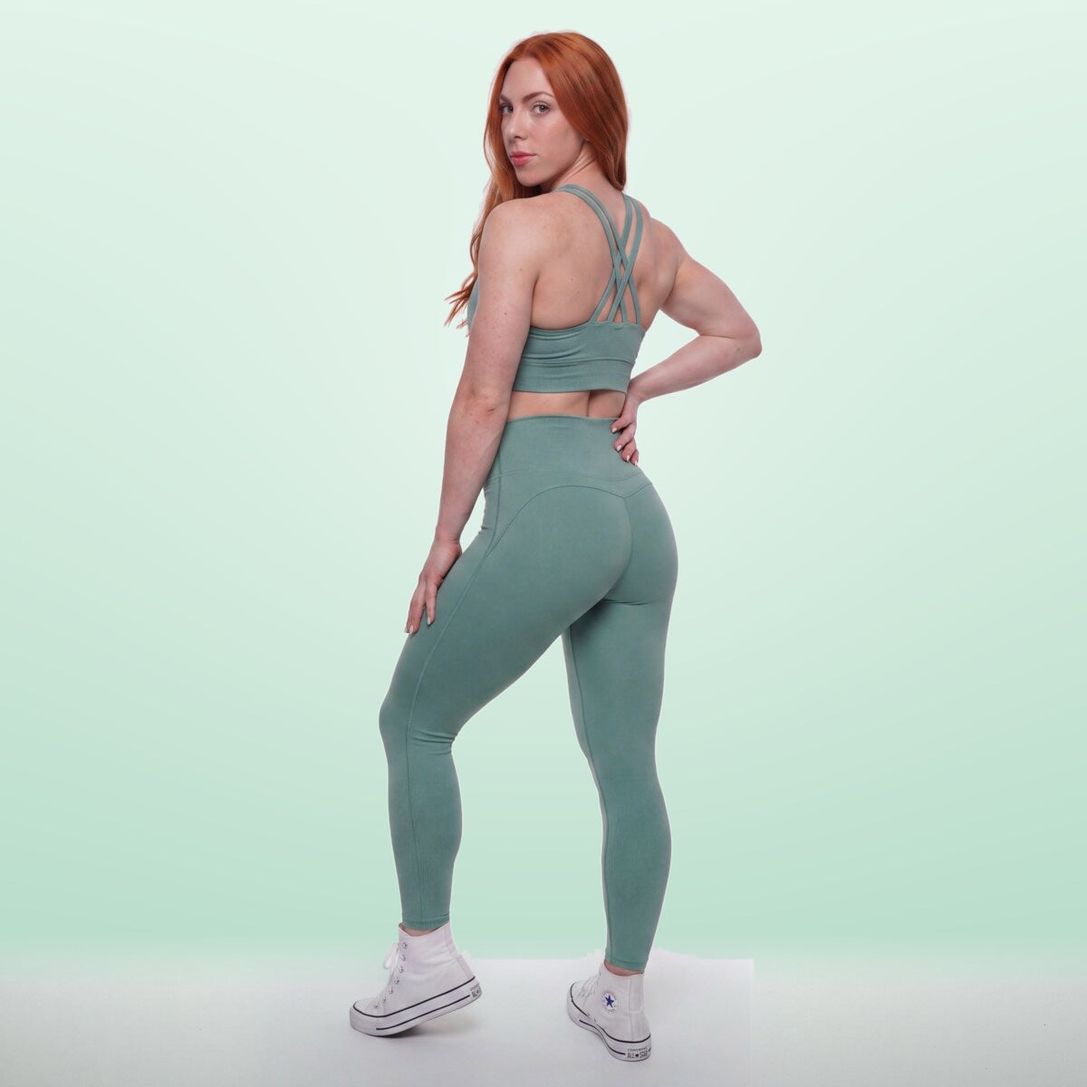Conjunto Dazpa Movimento Verde Sálvia